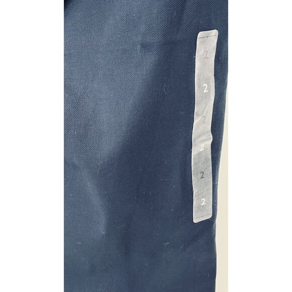 Tommy Hilfiger Pants Straight Leg Sailor Style Size 2 Navy Blue Button Detail - Picture 8 of 14